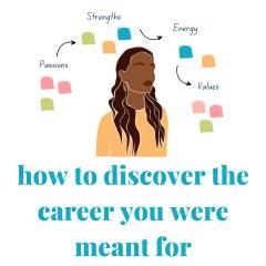 How To Discover The Career You Were Meant For
