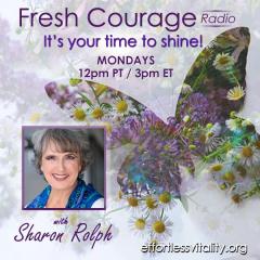 The Dr Pat Show, Dr Pat Show, Dr Pat, Pat Baccili, Transformation Talk Radio, transformation, Sharon Rolph, Effortless Vitality, Fresh Courage Radio