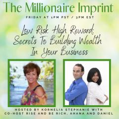 The Kornelia Stephanie Show: Low Risk High Reward: Secrets To Building Wealth In Your Business with Rise and Be Rich