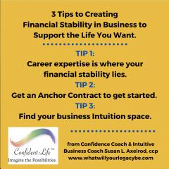 The Kornelia Stephanie Show: "You're in Charge - Creating Financial Stability in Business to Support Your Life" with Susan Axelrod